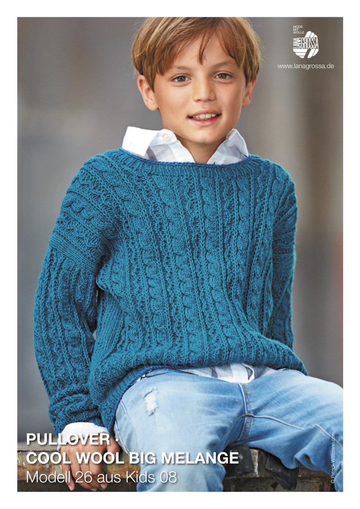 Pullover Cool Wool Big Melange für Kinder