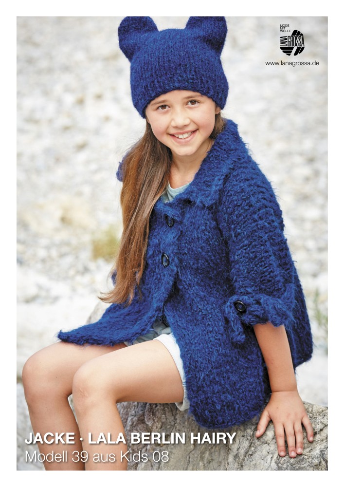 Jacke Lala Berlin Hairy für Kinder