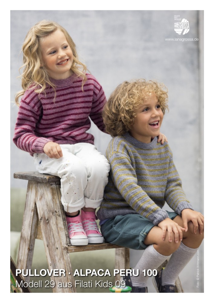 Pullover Alpaca Peru 100 Modell 29 für Kinder