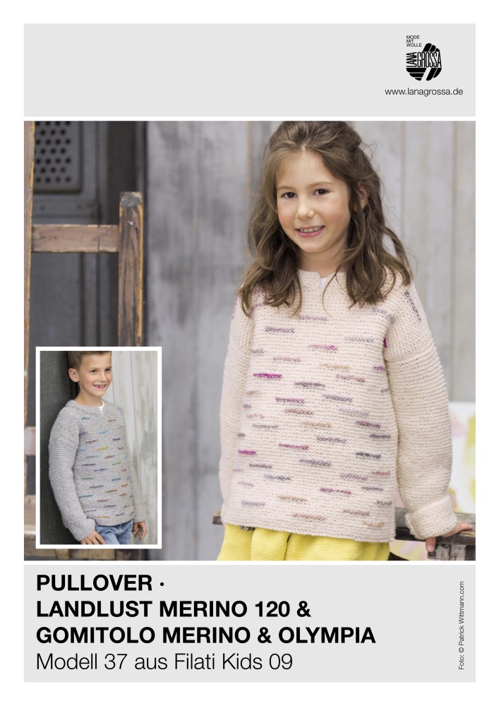 Pullover Modell 37 aus Filati Kids 09