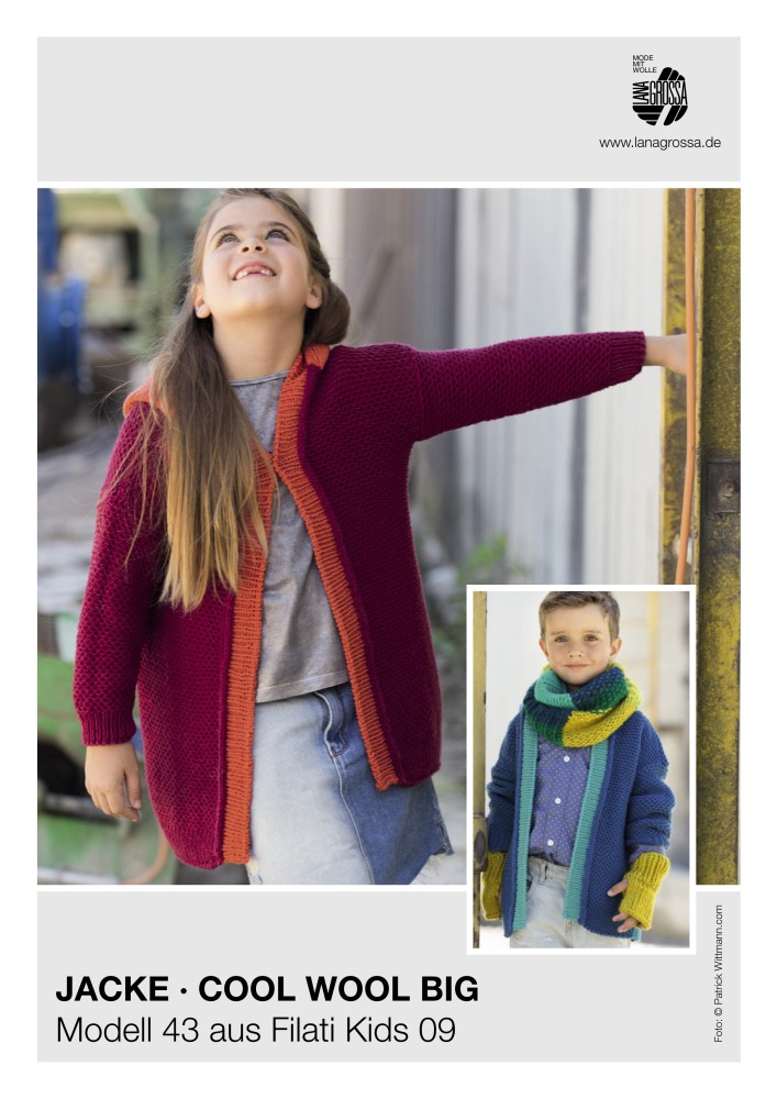 Jacke Cool Wool Big für Kinder