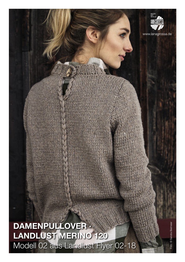 Damenpullover Landlust Merino 120 Modell 02