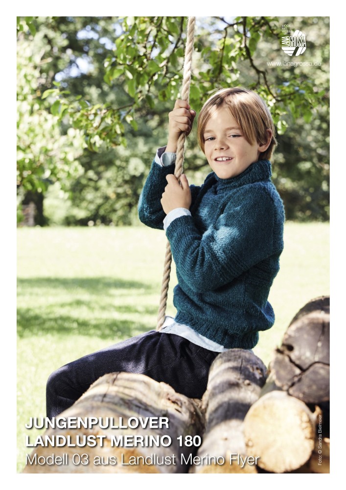 Jungenpullover Landlust Merino 180 Modell 03