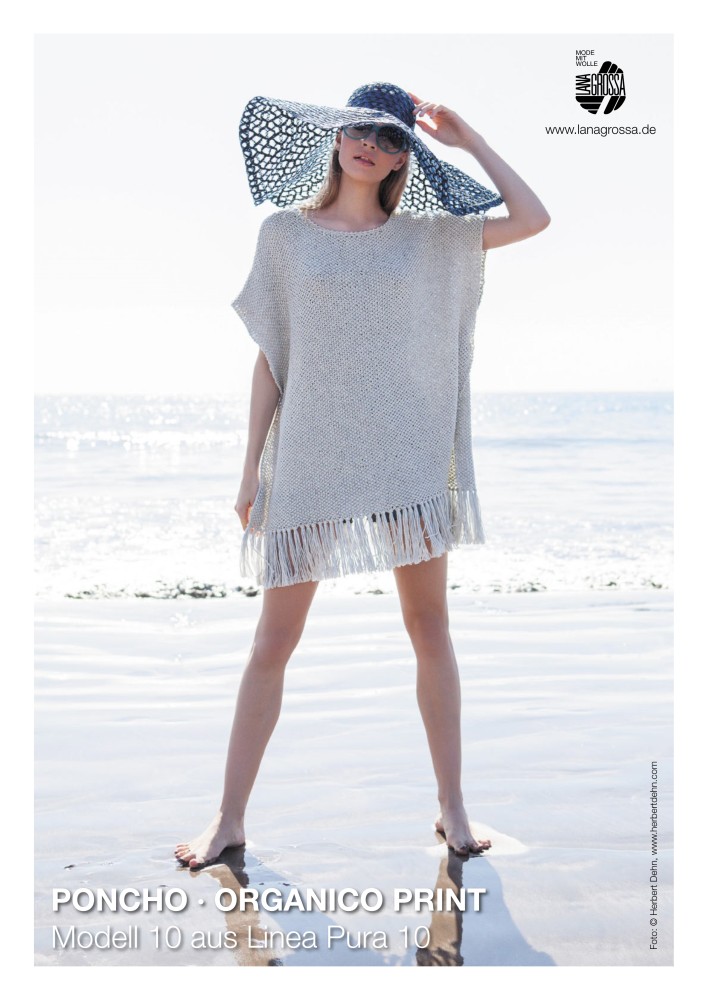 Poncho Organico Print