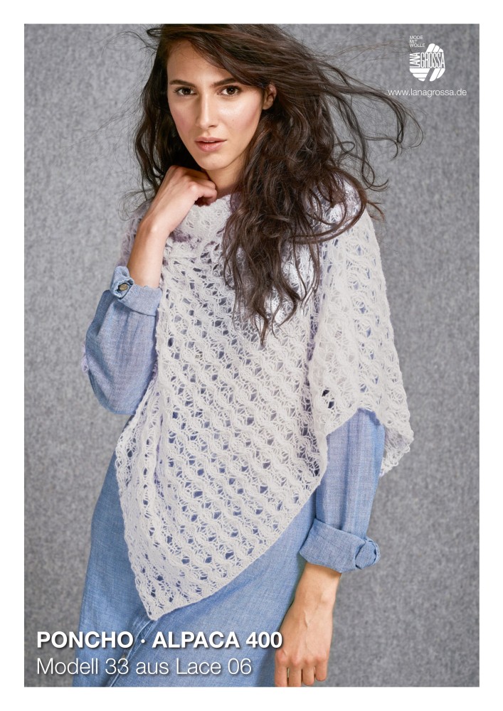 Poncho Model 33 aus Lace 06