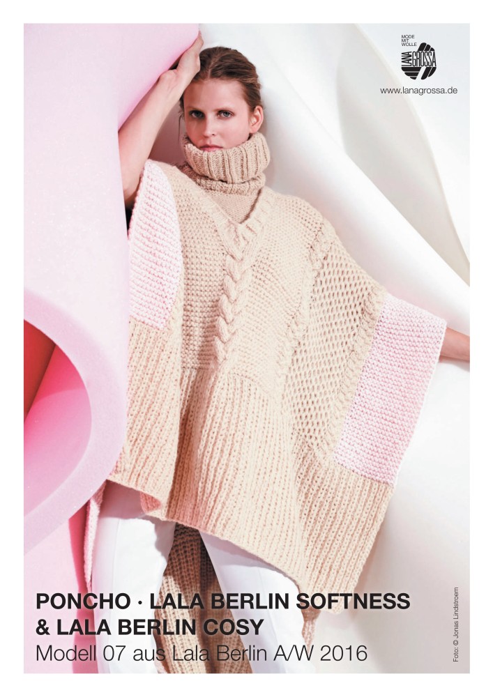 Poncho Modell 07 aus Lala Berlin A/W 2016