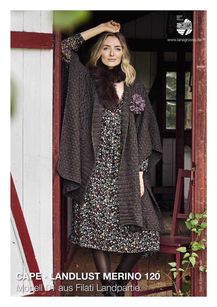 Cape im Mustermix aus Landlust Merino 120