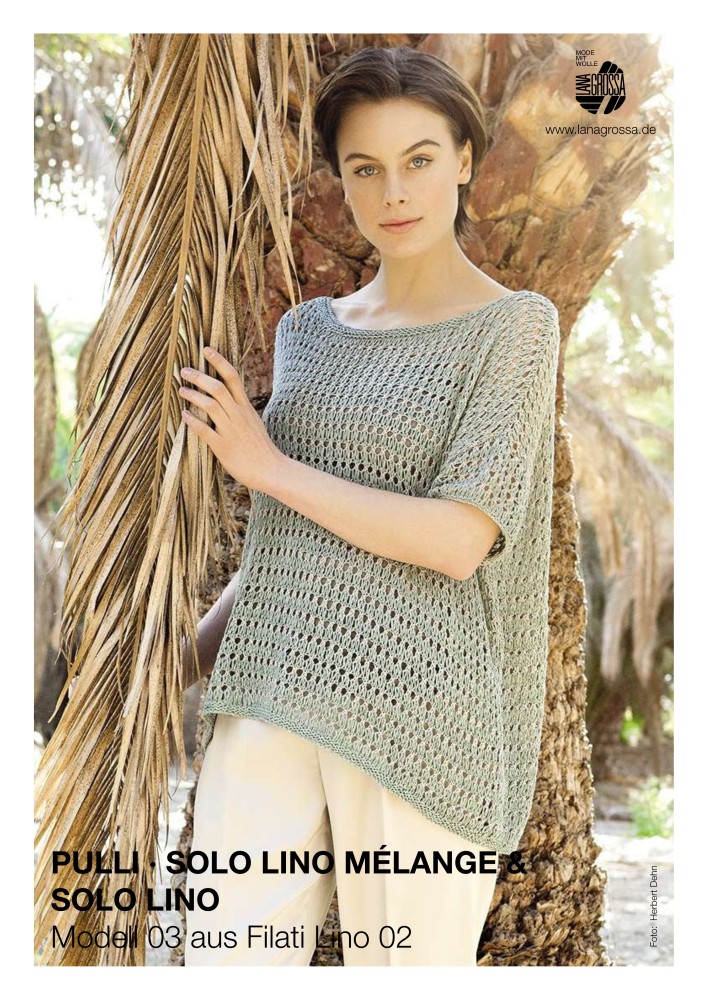 Pullover Solo Lino Mélange & Solo Lino Modell 03