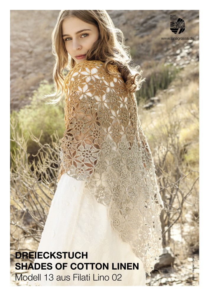 Dreieckstuch Shades of Cotton Linen