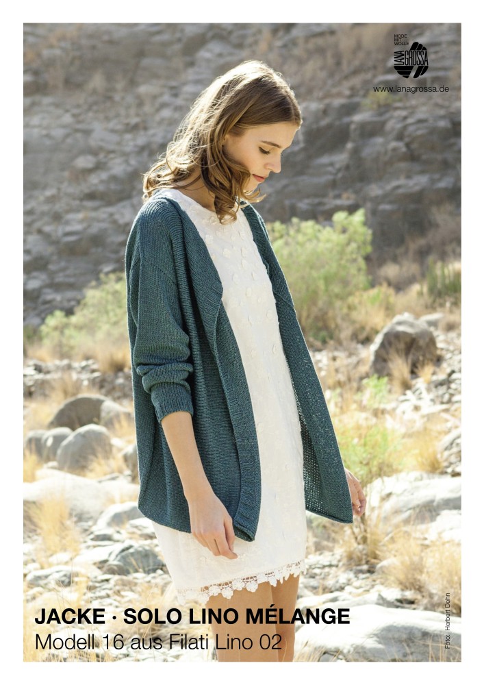 Jacke Solo Lino Mélange