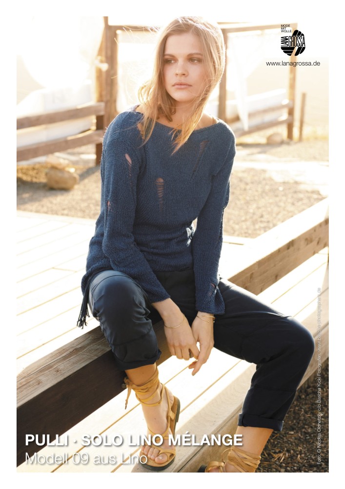 Pullover Solo Lino Mélange Modell 09