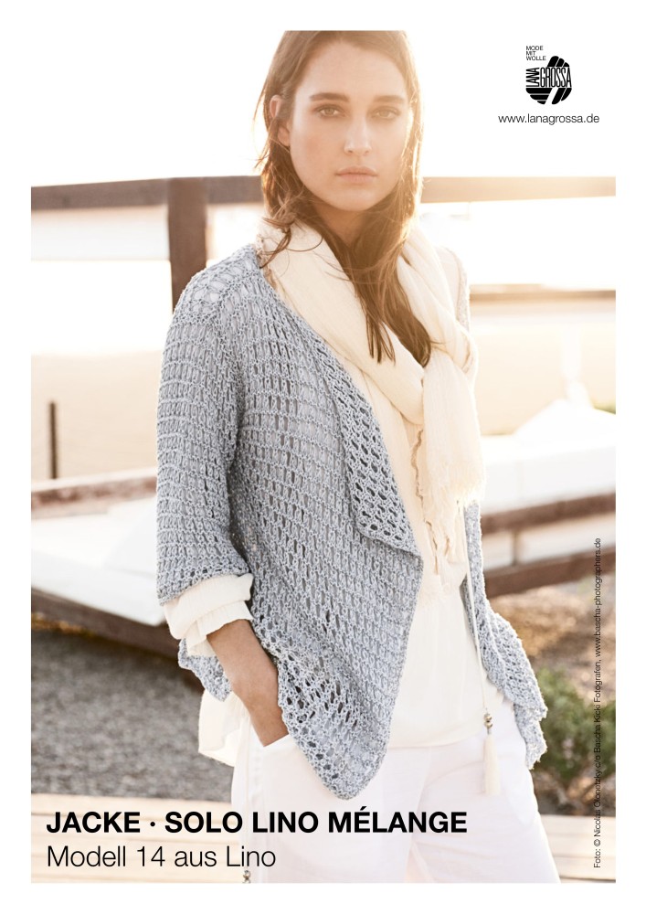 Jacke Solo Lino Mélange