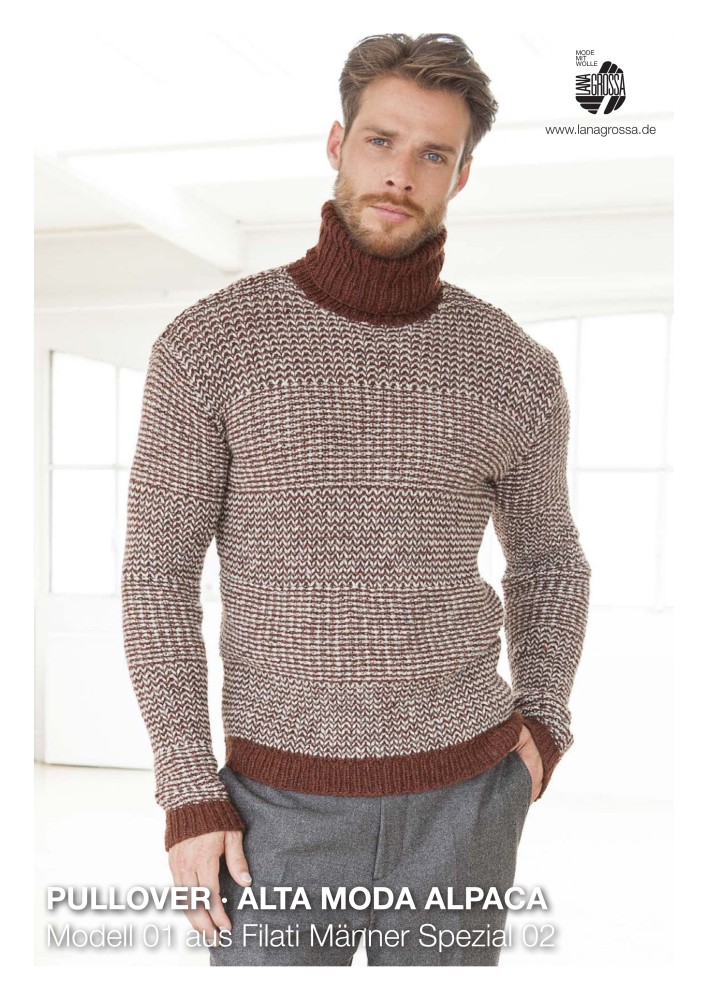 Pullover Alta Moda Alpaca Modell 01
