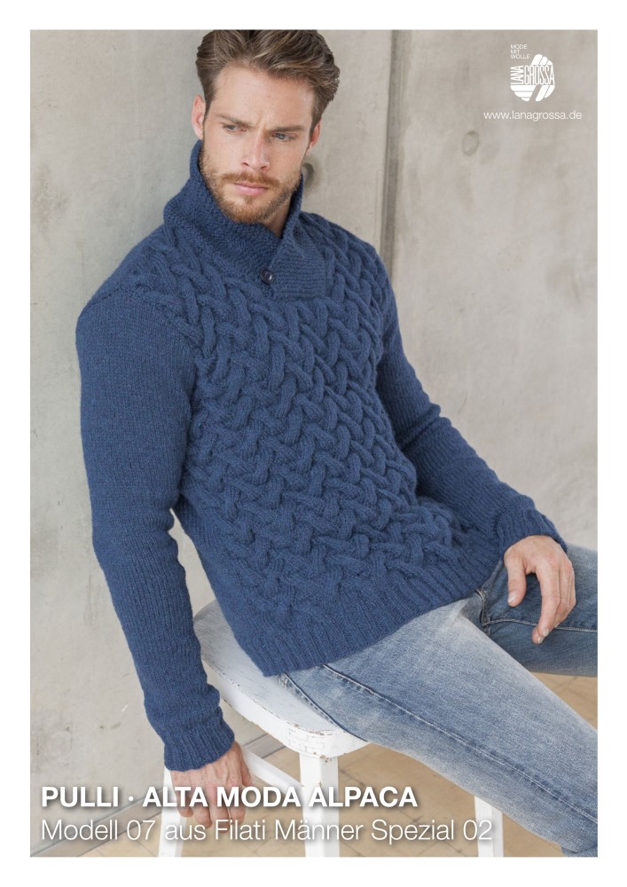Pullover Alta Moda Alpaca für Herren