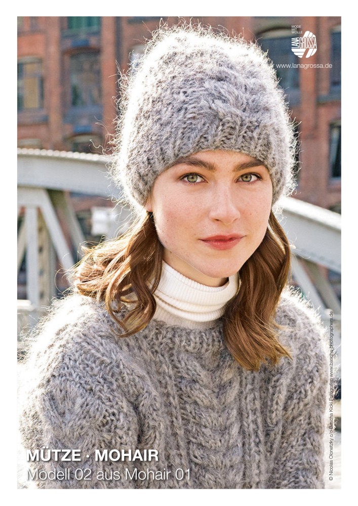 Mütze Mohair Modell 02