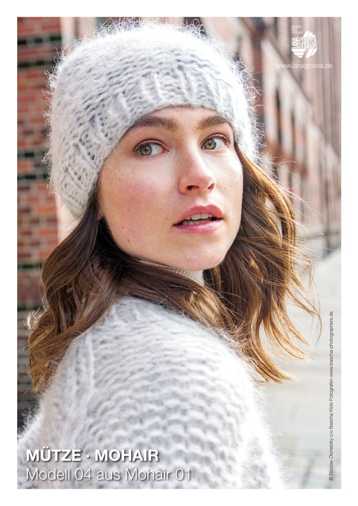 Mütze Modell 04 aus Mohair 01