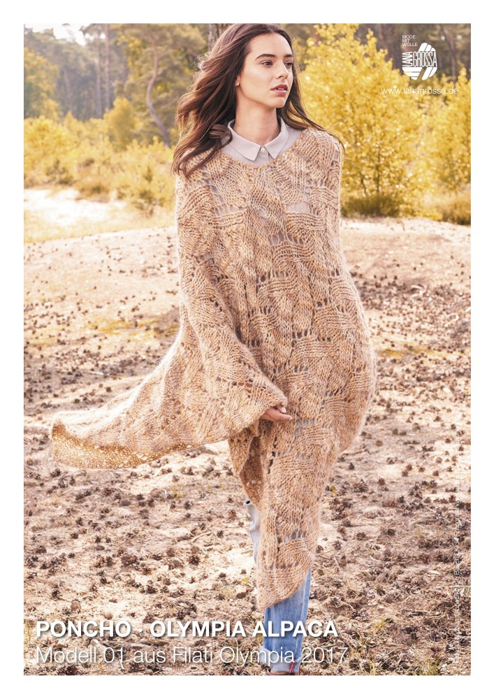 Poncho Olympia Alpaca