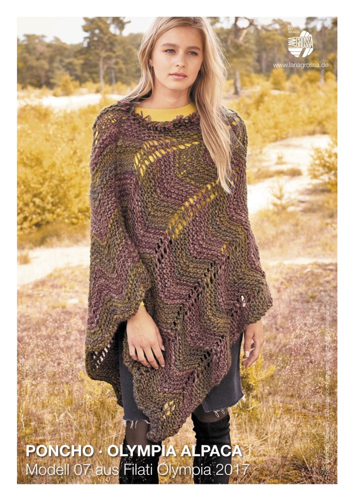 Poncho Olympia Alpaca