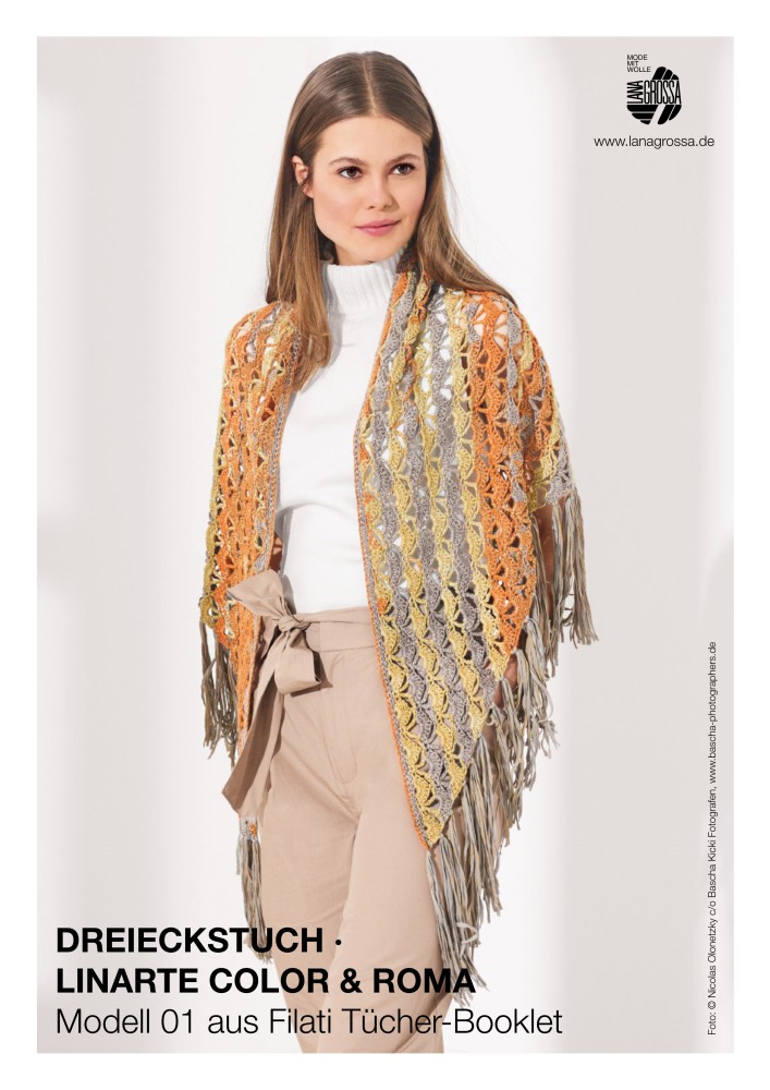 Dreieckstuch Linarte Color & Roma