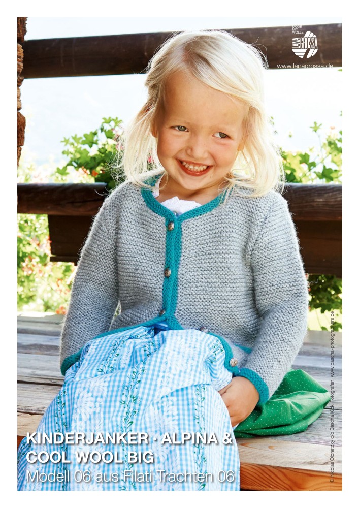 Kinderjanker in Alpina & Cool Wool Big