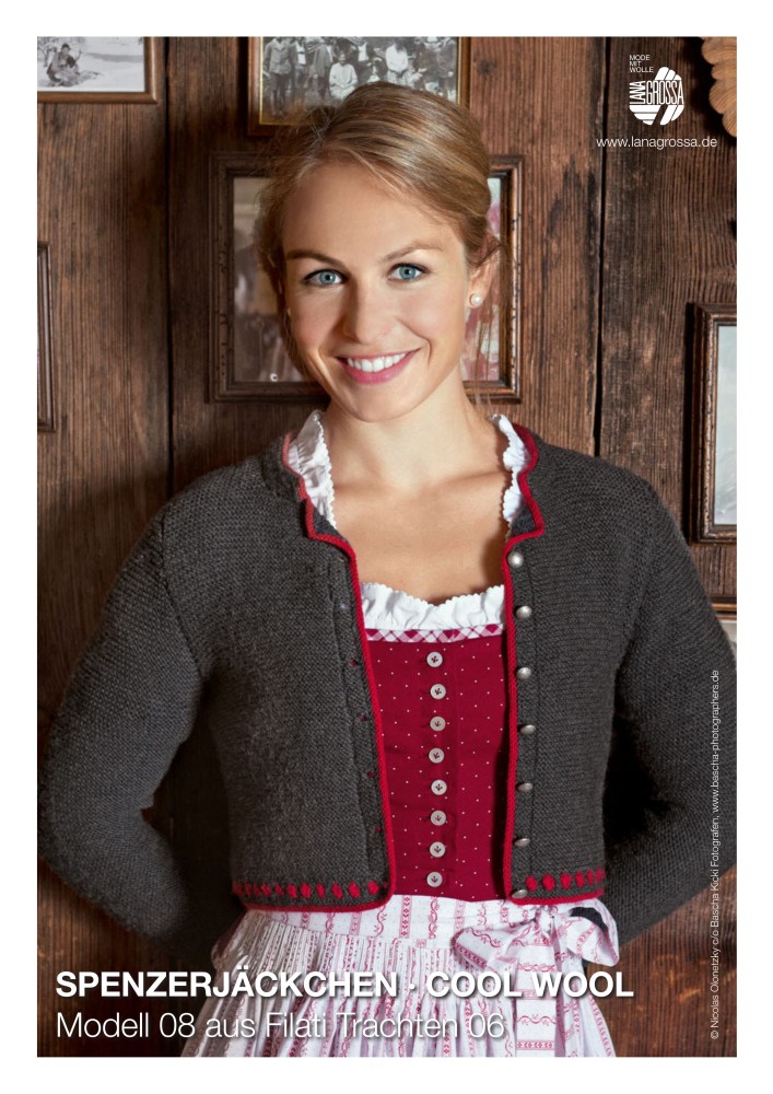 Spenzerjäckchen aus Cool Wool