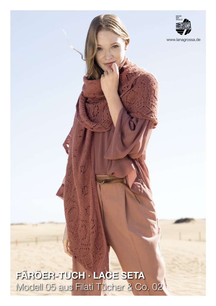 Färöer-Tuch Lace Seta