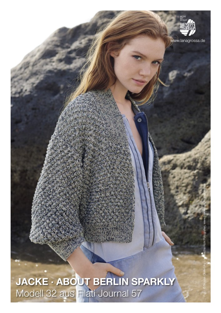 Jacke About Berlin Sparkly