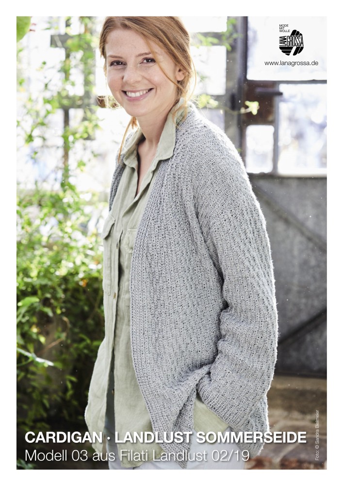 Cardigan Landlust Sommerseide
