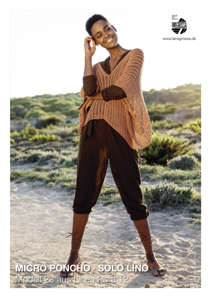 Micro Poncho Solo Lino