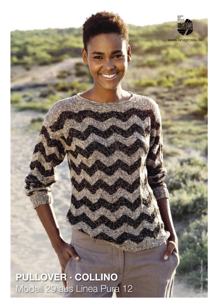 Pullover Collino mit Zackenmuster