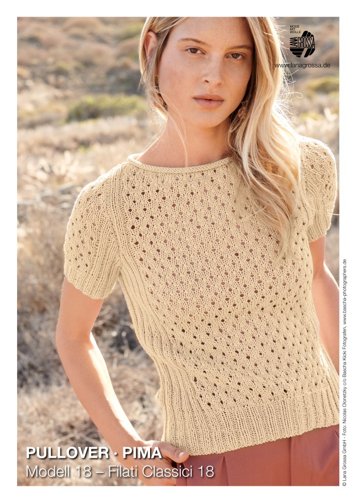 Pullover Pima Modell 18 – Filati Classici 18