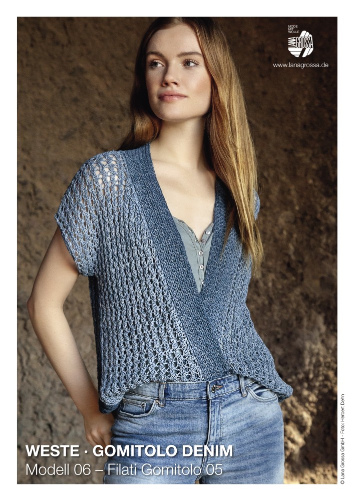 Weste Gomitolo Denim