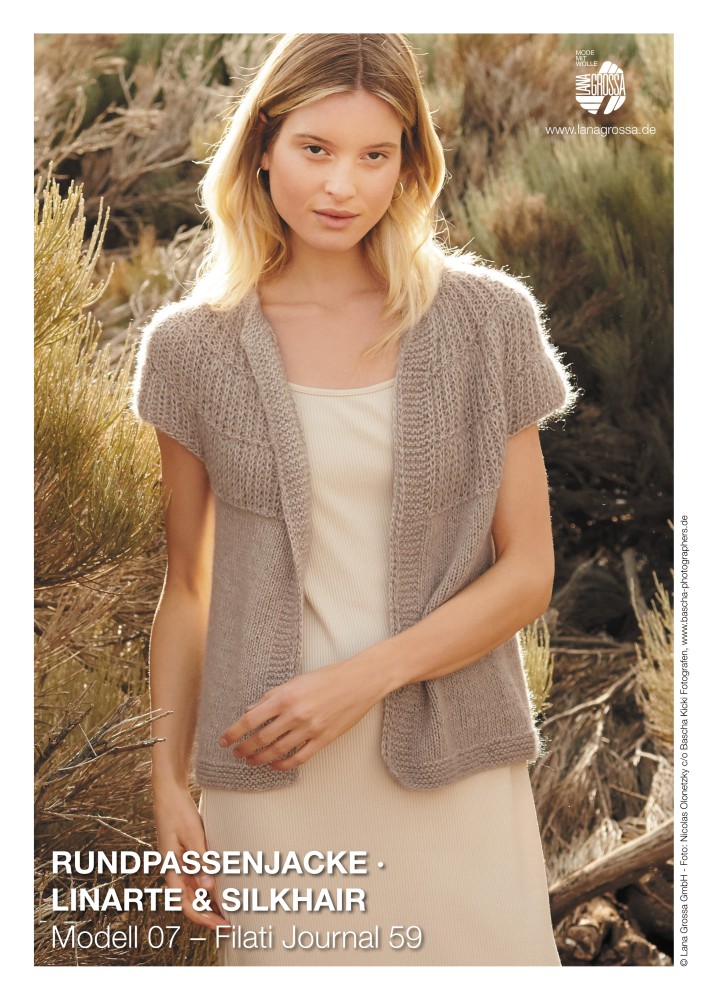 Rundpassenjacke LinArte & SilkHair
