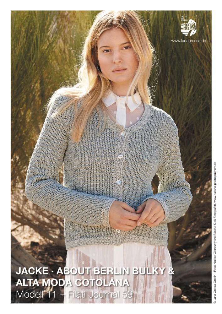 Jacke About Berlin Bulky & Alta Moda Cotolana