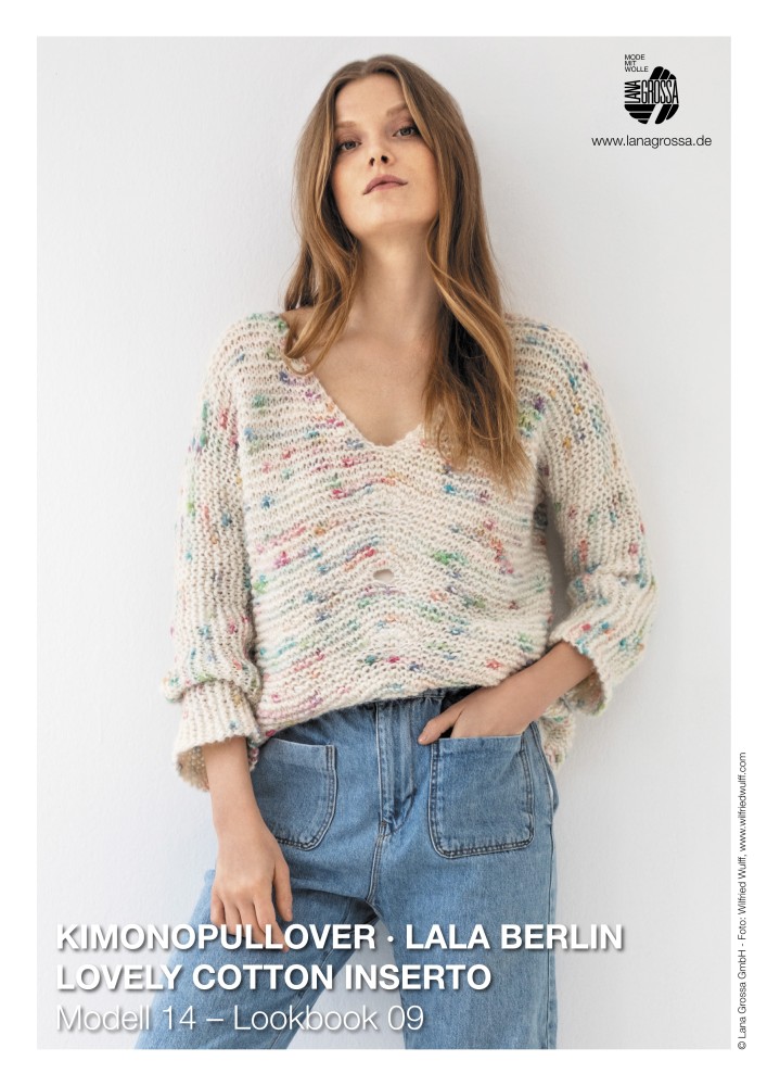 Kimonopullover Lala Berlin Lovely Cotton Inserto