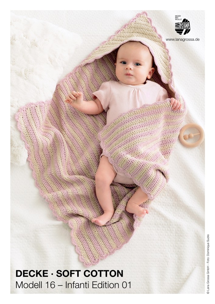 Decke Soft Cotton Modell 16 – Infanti Edition 01