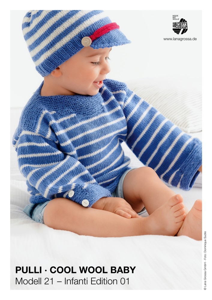 Pulli Cool Wool Baby - Modell 21 Infanti Edition 01