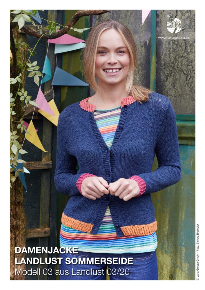 Damenjacke Landlust Sommerseide