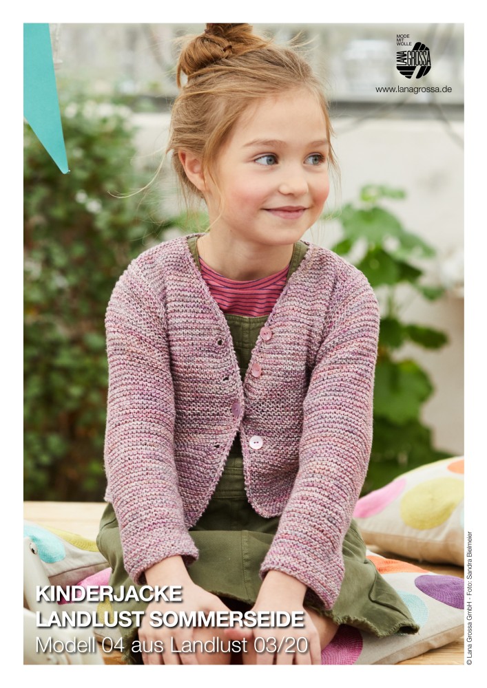 Kinderjacke Landlust Sommerseide