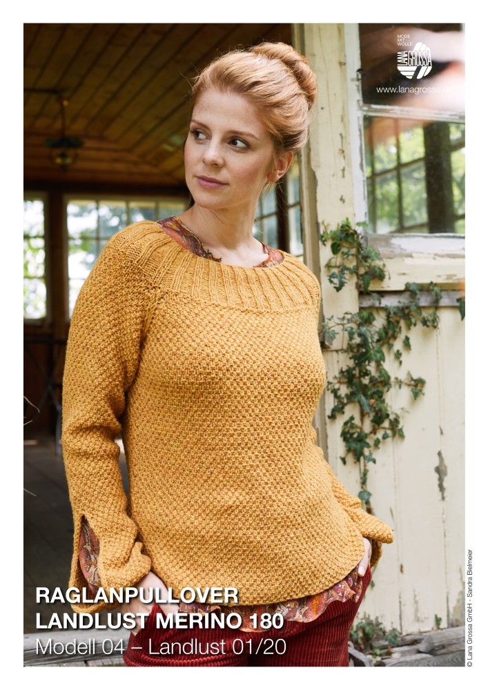 Raglanpullover Landlust Merino 180