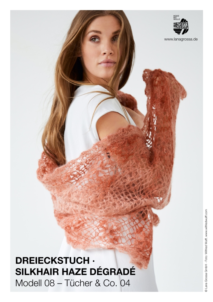 Dreieckstuch Silkhair Haze Dégradé