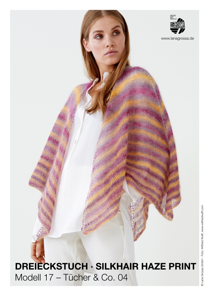 Dreieckstuch Silkhair Haze Print