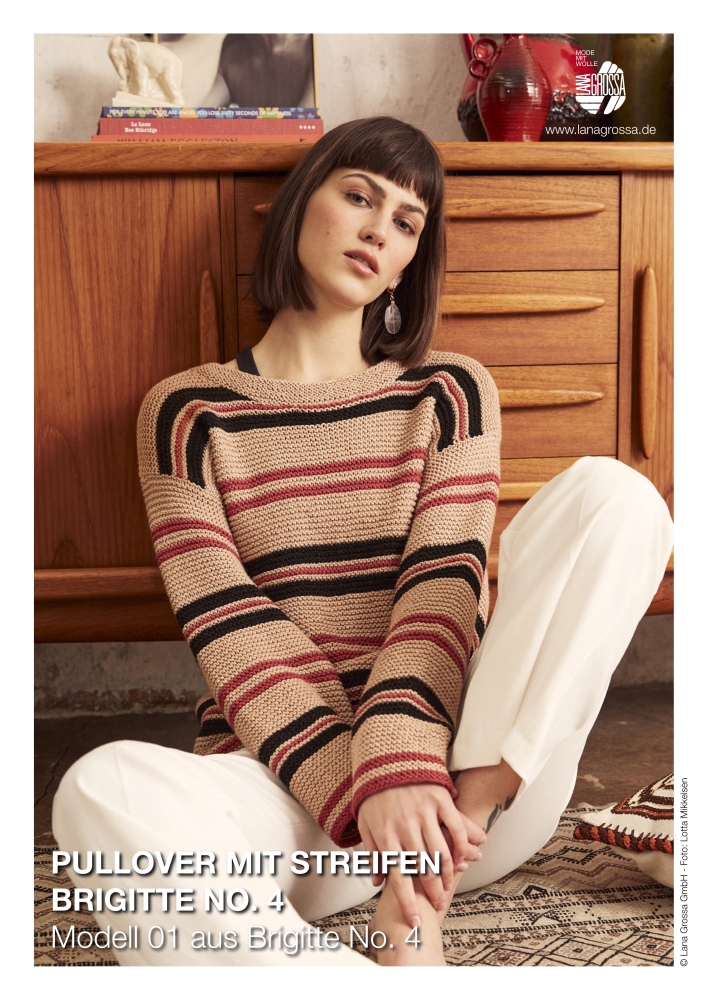 Pullover mit Streifen