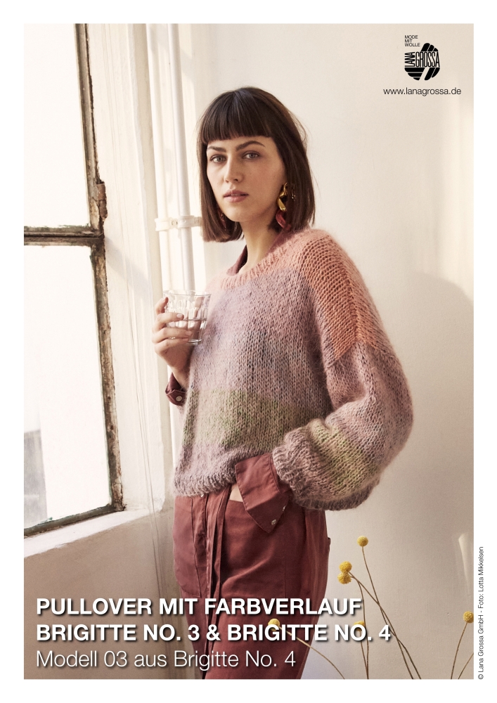 Pullover mit Farbverlauf aus Brigitte No. 4, Modell 03