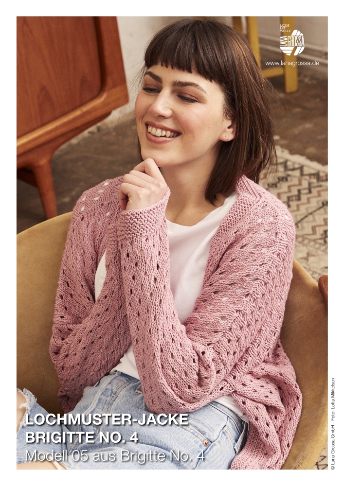 Lochmuster-Jacke Brigitte No. 4 Modell 05