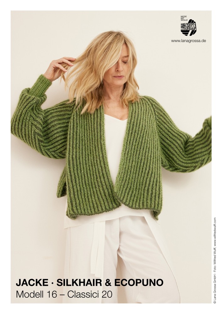 Jacke Modell 16 – Classici 20 aus Silkhair und Ecopuno