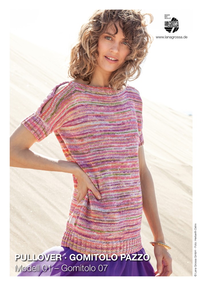 Pullover Gomitolo Pazzo Modell 01