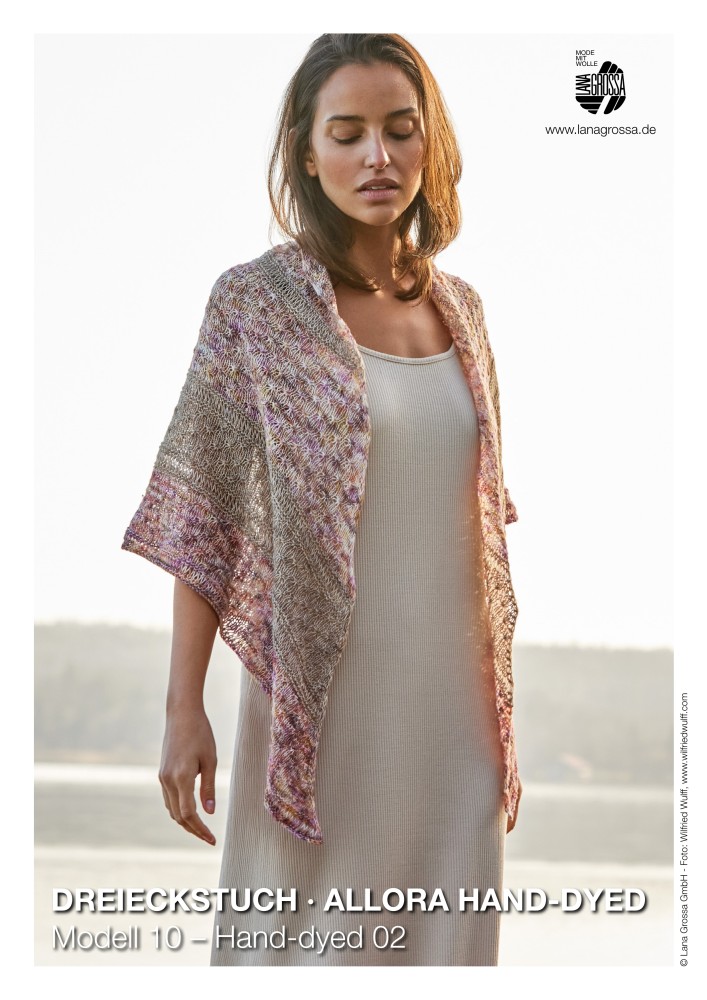 Dreieckstuch Allora Hand-dyed Modell 10 – Hand-dyed 02