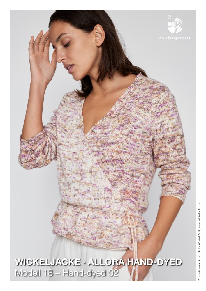 Wickeljacke Allora Hand-Dyed