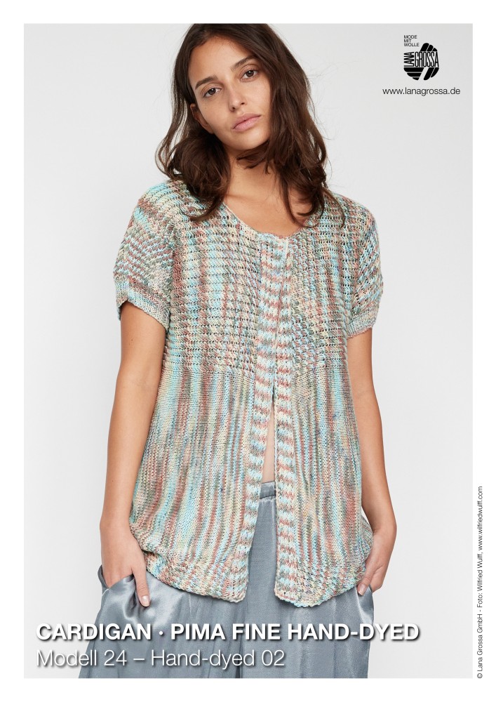 Cardigan Pima Fine Hand-Dyed Modell 24 – Hand-dyed 02